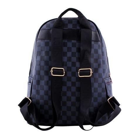 louis vuitton black back pack|Louis Vuitton checkered backpack.